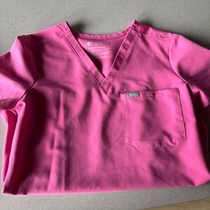 Figs Pink Breast cancer awareness  Set Unused but no tags
